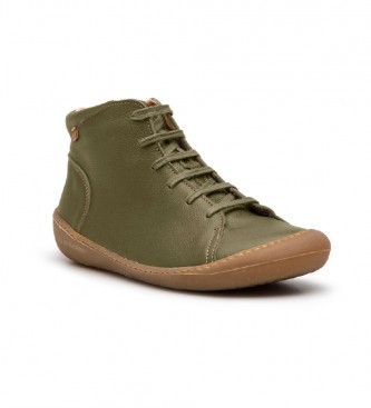 El Naturalista Leather sneakers N5773 Natural Grain green