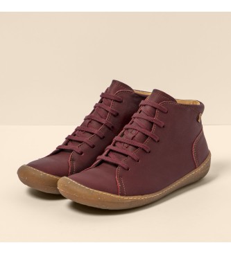 El Naturalista Bottines en cuir bourgogne