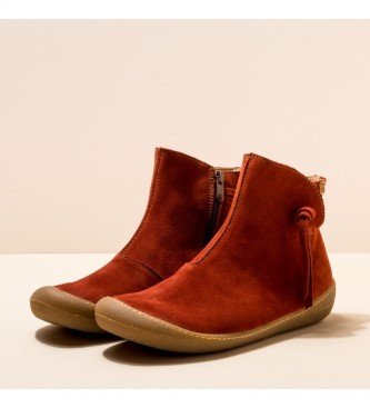 El Naturalista Leather ankle boots N5774 Pawikan russet brown