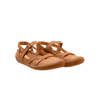 El Naturalista Leather Sandals N5776 Pawikan light brown