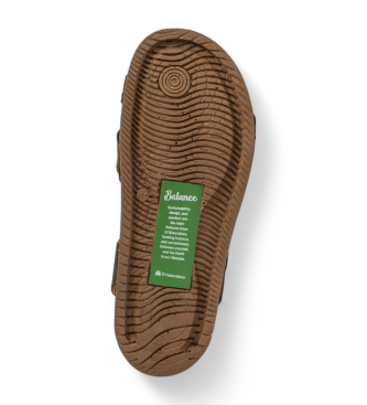 El Naturalista Leren sandalen N5790 Balance groen