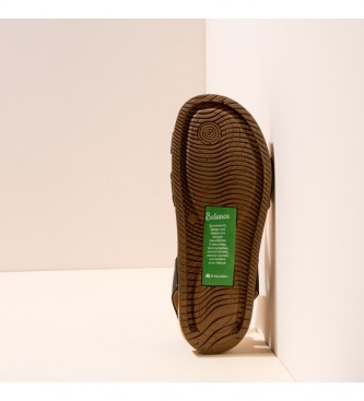 El Naturalista Leather sandals N5790 Balance black