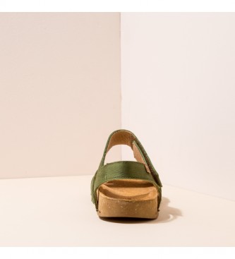 El Naturalista Leather sandals N5790 Balance green