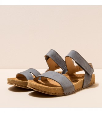 El Naturalista Leather sandals N5790 Balance blue