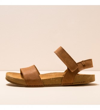 El Naturalista Brown leather sandals N5790 Balance