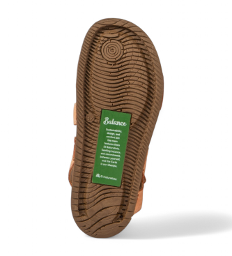 El Naturalista Sandalias de piel N5791 Balance naranja