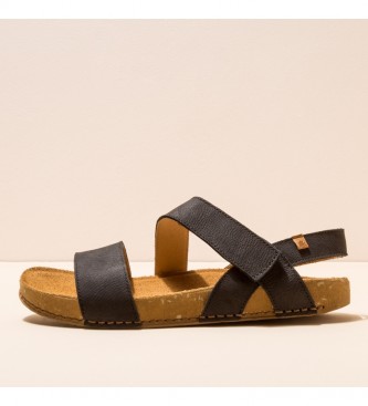 El Naturalista Leather sandals N5791 Balance black