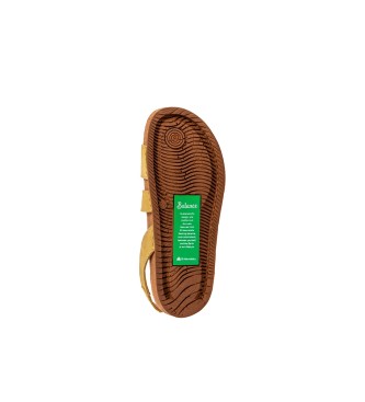 El Naturalista Leather Sandals N5791 Balance green