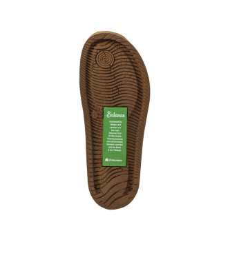 El Naturalista Leren sandalen N5791 Balance groen