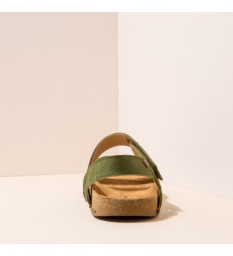 El Naturalista Leather sandals N5791 Balance green