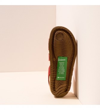 El Naturalista Leather Sandals N5791 Balance red