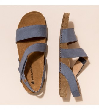 El Naturalista Leren sandalen N5791 Balance blauw