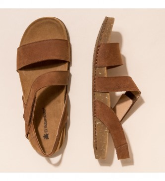 El Naturalista Leather sandals N5791 Balance brown