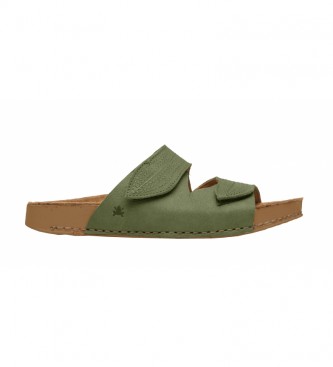 El Naturalista Leather sandals N5793 Balance green
