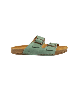 El Naturalista Leather Sandals N5794 Balance green