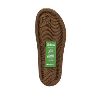 El Naturalista Leather Sandals N5794 Balance green