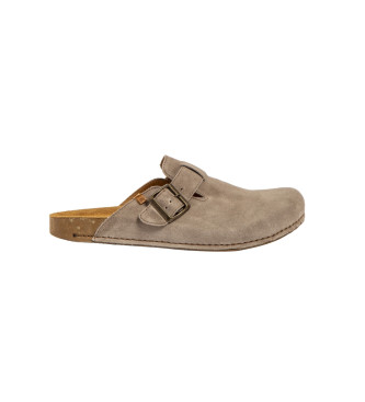 Sabots en cuir N5796 Balance marron