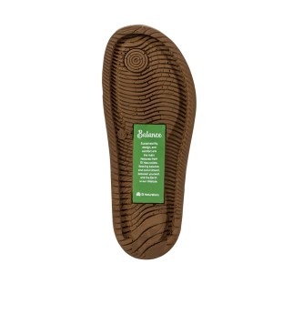 El Naturalista Leren klompen N5796 Balance bruin