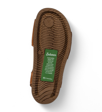 El Naturalista Leder-Sandalen N5799   Balance braun