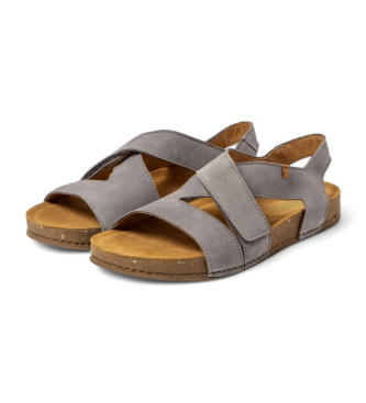El Naturalista Sandali in pelle blu grigiastro Balance N5799