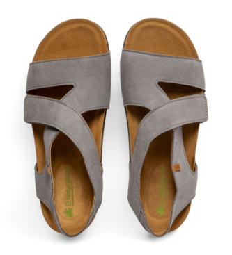 El Naturalista Sandali in pelle blu grigiastro Balance N5799
