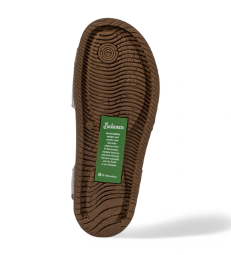 El Naturalista Sandali in pelle blu grigiastro Balance N5799