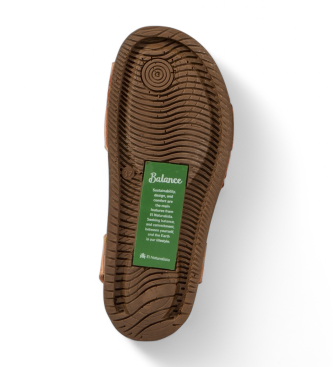 El Naturalista Sandalias de piel N5799  Balance coral