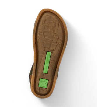 El Naturalista Leather sandals N5810 Panglao green