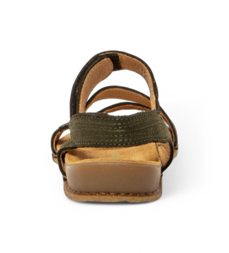 El Naturalista Leather sandals N5810 Panglao green