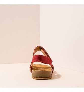 El Naturalista Leren sandalen N5810 Panglao rood 