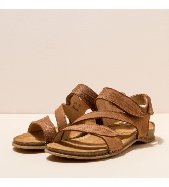 El Naturalista Leather sandals N5810 Panglao brown
