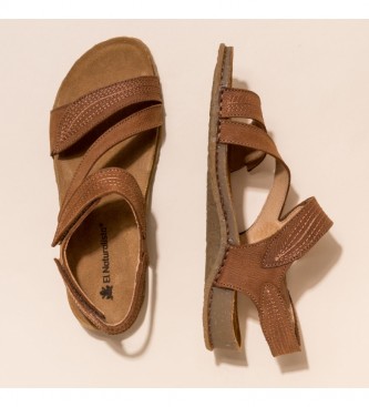 El Naturalista Leather sandals N5810 Panglao brown