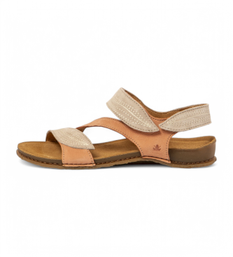 El Naturalista Leren sandalen N5810S Panglao koraal
