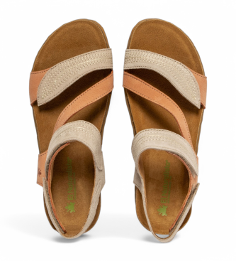 El Naturalista Leren sandalen N5810S Panglao koraal