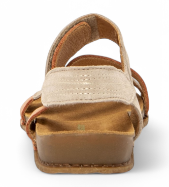 El Naturalista Leren sandalen N5810S Panglao koraal