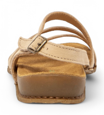 El Naturalista Leren sandalen N5811 Panglao beige
