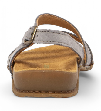 El Naturalista N5811 Panglao sandali in pelle grigio blu
