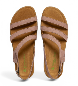 El Naturalista N5811 Sandali in pelle Panglao in rosso mattone