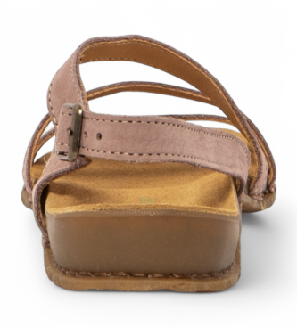 El Naturalista N5811 Sandali in pelle Panglao in rosso mattone