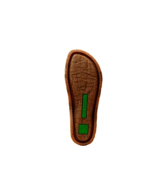 El Naturalista Leather sandals N5811 Panglao green