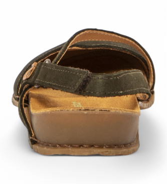 El Naturalista Sandales en cuir N5813 Panglao vert
