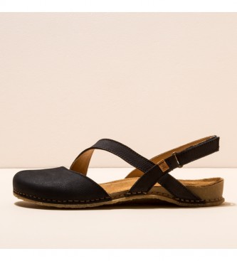 El Naturalista Leather sandals N5813 Panglao black