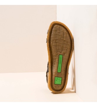 El Naturalista Panglao sandaler med remme i lder sort