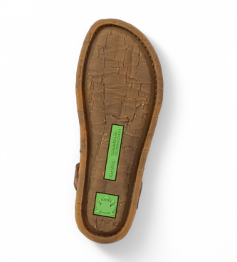 El Naturalista Sandales en cuir N5817 Panglao rouge roux