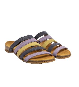 El Naturalista Multicoloured leather sandals N5818
