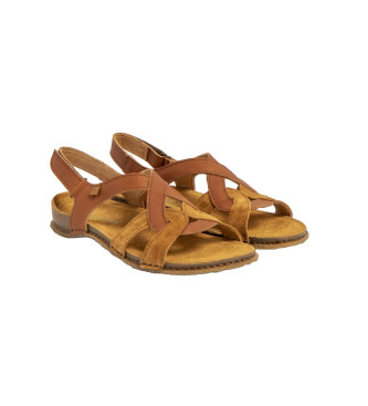 El Naturalista Leather Sandals N5819 Panglao brown