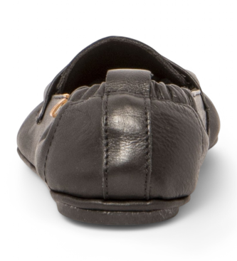 El Naturalista N5822 Essence black leather ballet pumps black