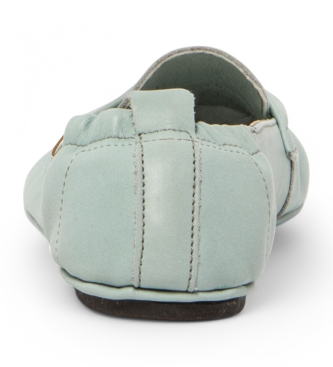 El Naturalista N5822 Essence sapatos de ballet em pele azul