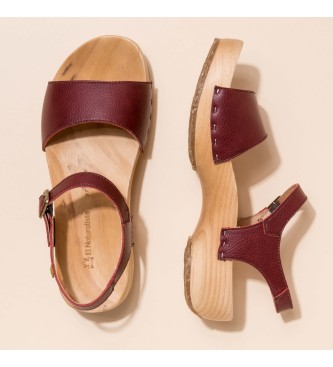 El Naturalista Leather sandals Path Rioja Shokunin garnet