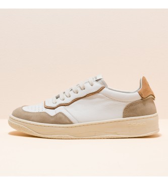 El Naturalista Sneakers in pelle N5840 Multi Material bianco, marrone